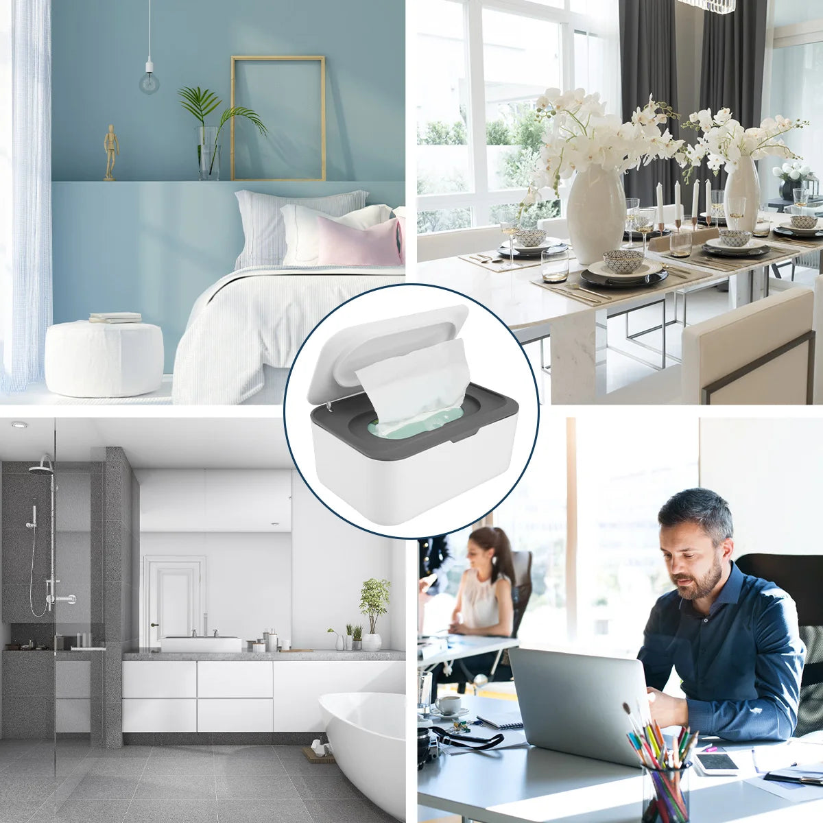 Wipes Dispenser Dustproof Tissues