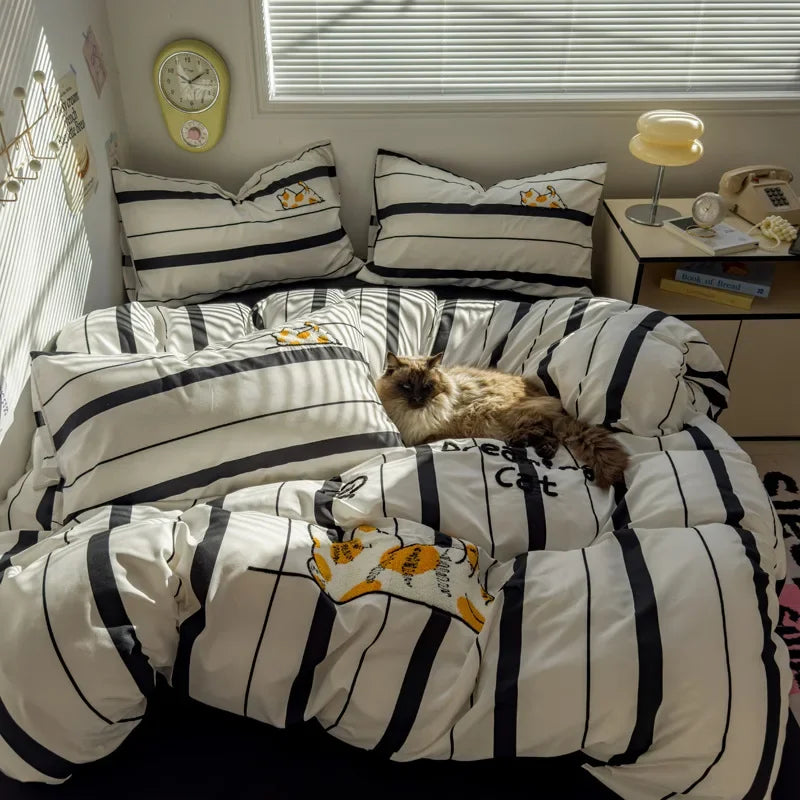 2025 new student cartoon washed cotton towel