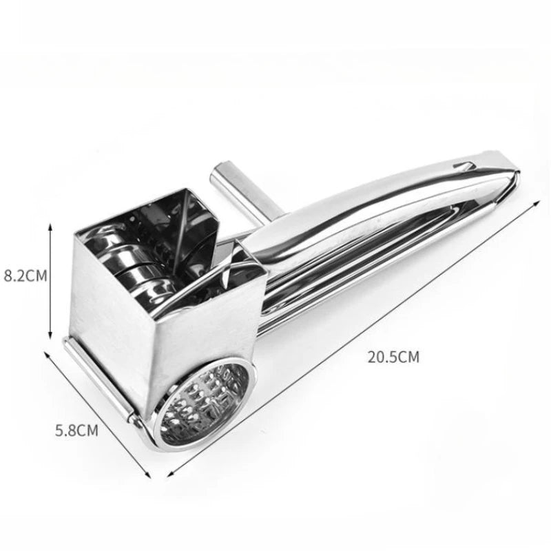 Rotary Cheese Grater Stainless Steel Handheld