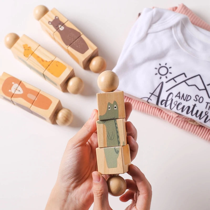 Wooden Montessori Handbell Toy - Stimulating Growth
