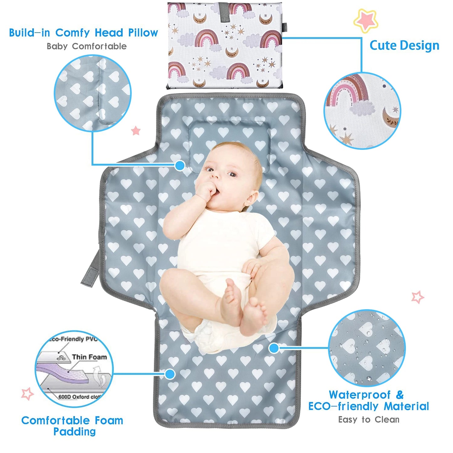Portable Diaper Changing Pad
