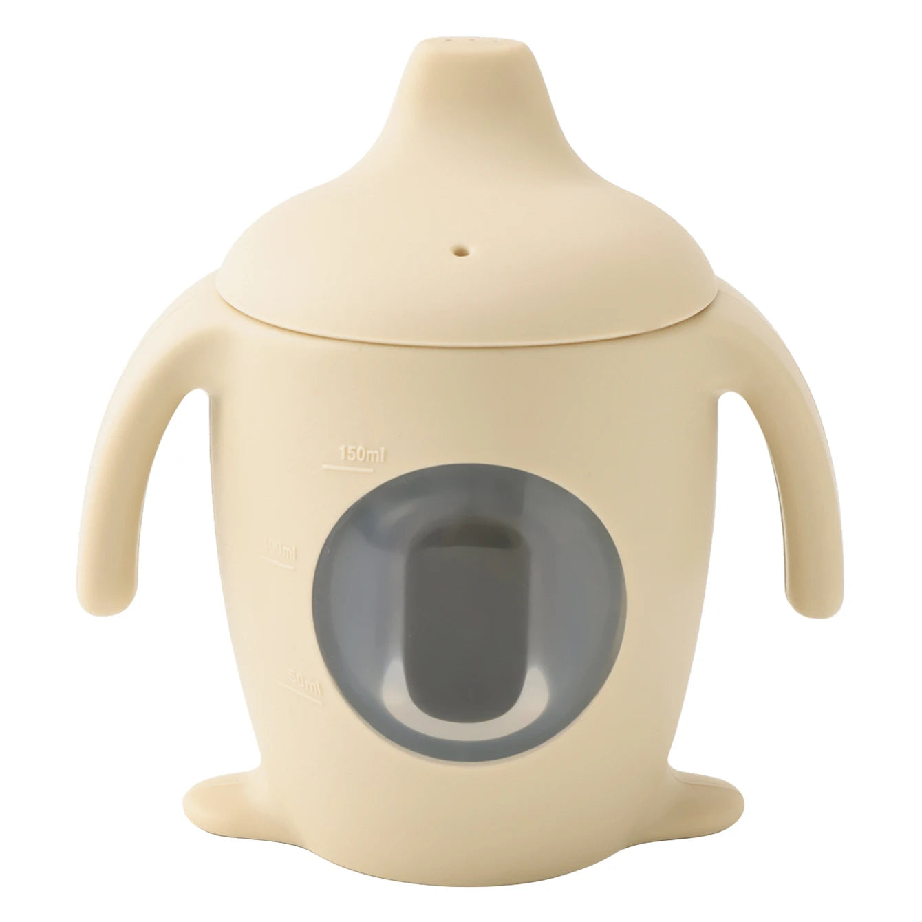 Leakproof penguin silicone baby sippy cup – transparent training bottle for toddlers – Winnebaby