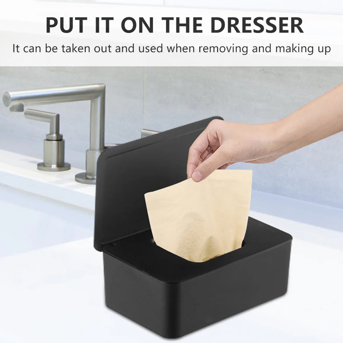Wet Tissue Box Dustproof Wipes Dispenser