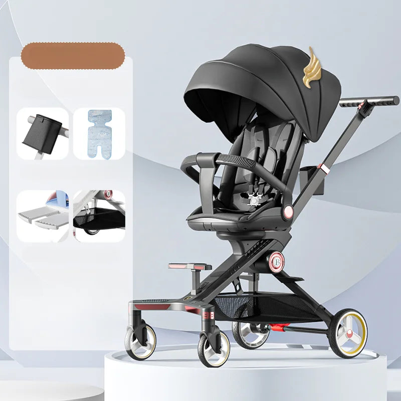 Baby stroller 0 to 3 years four-wheel stroller