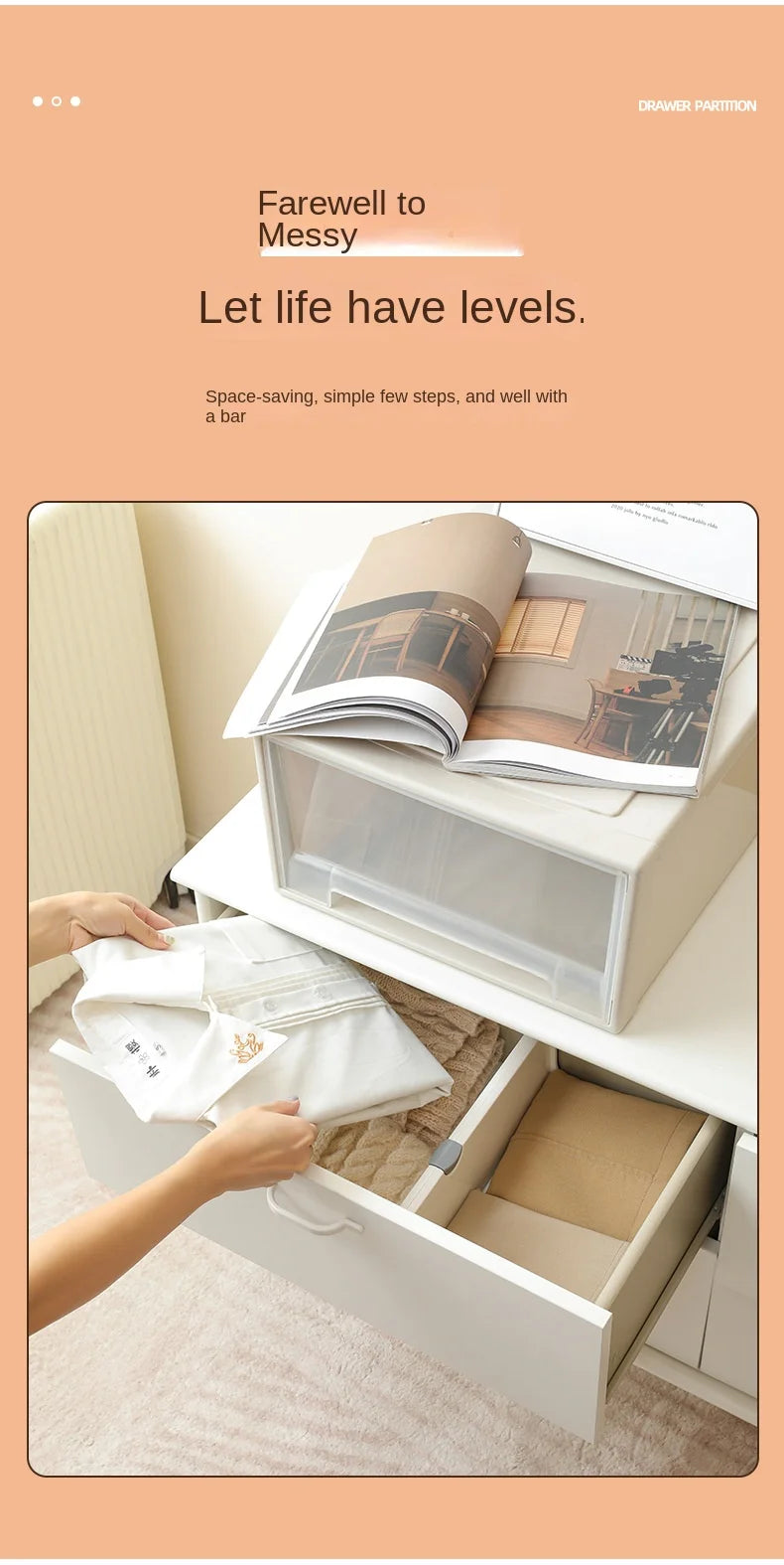 Adjustable Free Combination Drawer Storage