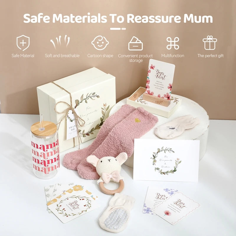 Baby Bathing Set Gift Box Wooden