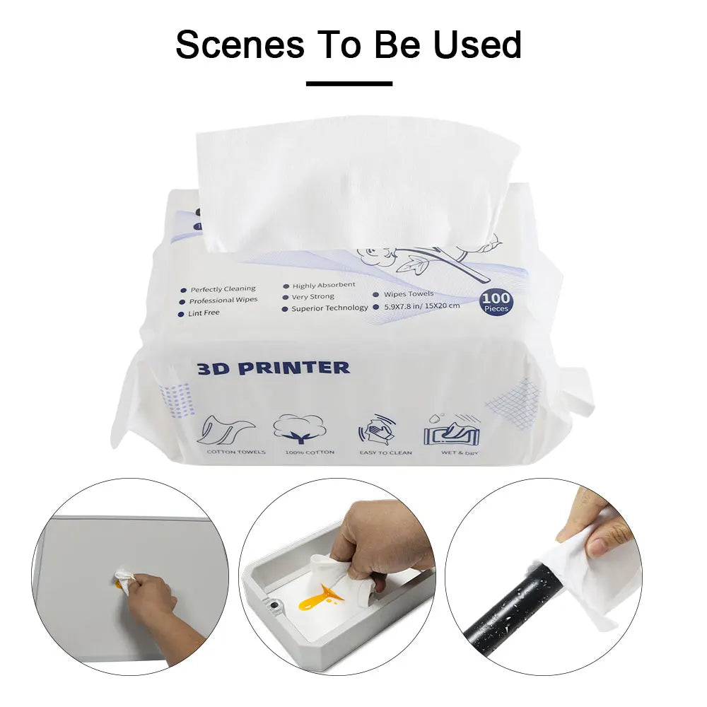 Light Curing Cleaning Cotton Wipes