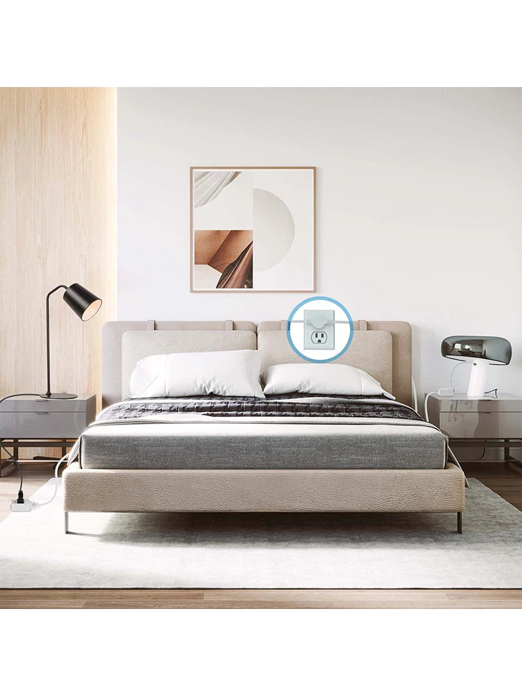 US Twin Extension Cord Power Strip