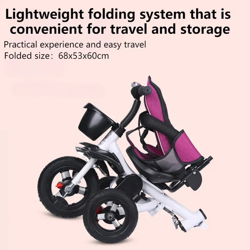 4 in 1 Folding Kids Trike Sit